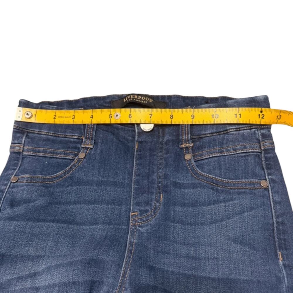 LiverPool los Angeles The crop flare Jeans size 25 - Picture 8 of 10